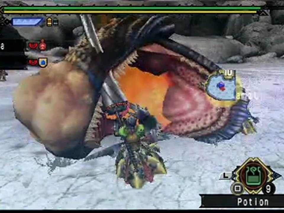 [MHP3rd] Lavage de dents de l'Hapuruboka