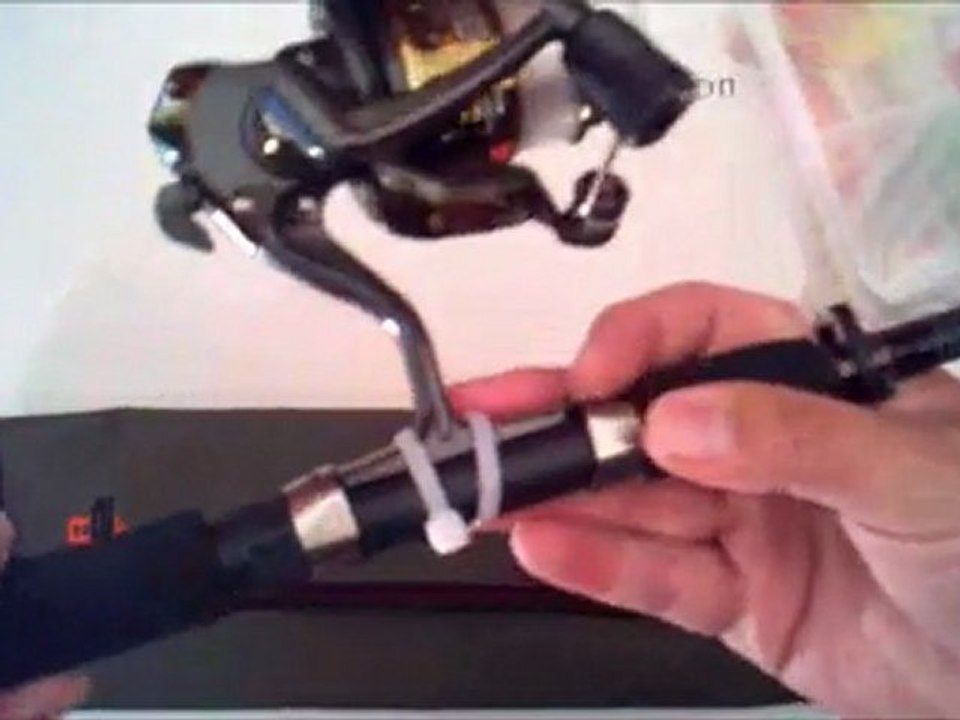 R2F Telescoping Spinning Rod & Reel Portable Fishing Kit Rev