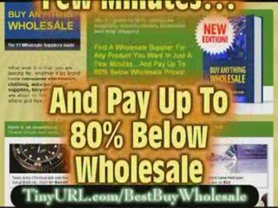 BUY ANYTHING WHOLESALE - fashion wholesale