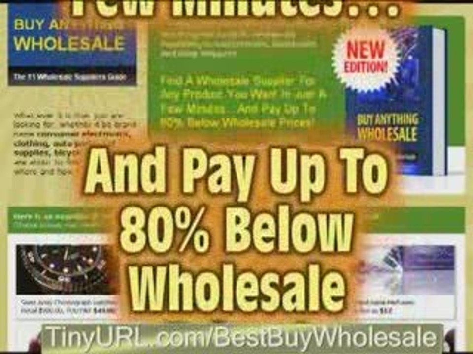 BUY ANYTHING WHOLESALE - dropship wholesale supplier