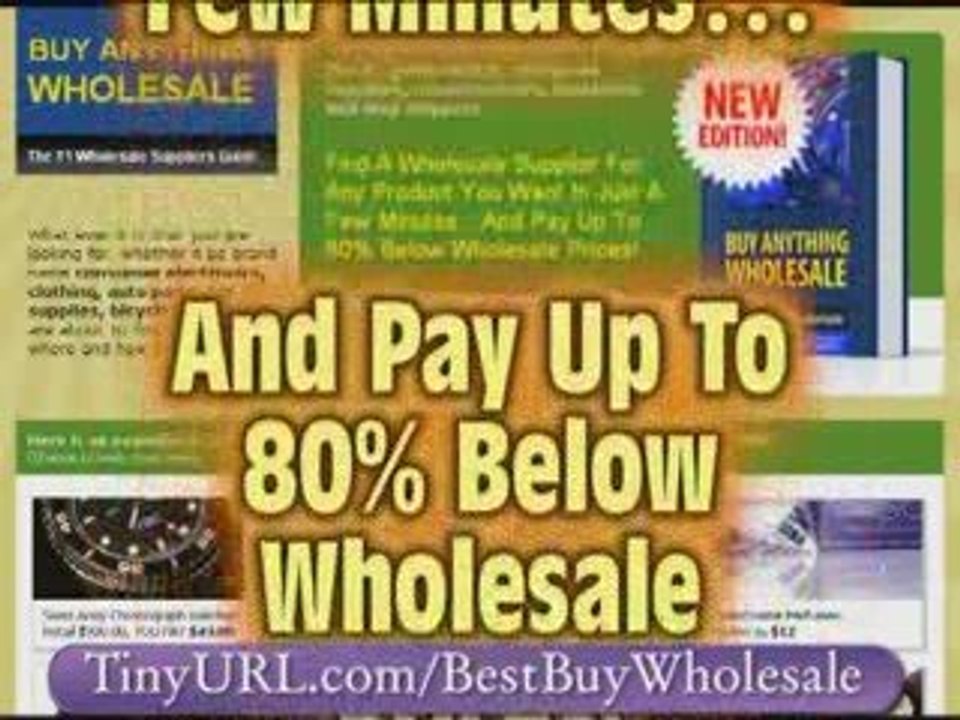 Wholesale Suppliers Guide - buy wholesale