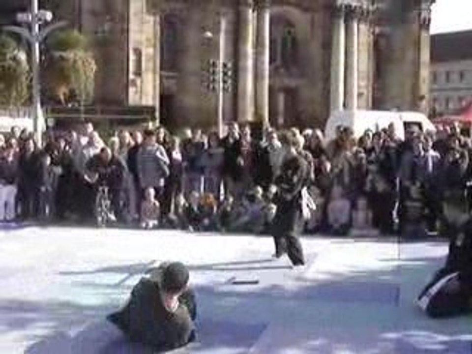 Combat Armes(nunchaku et baton long)