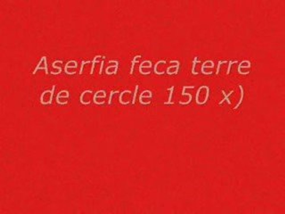 Aserfia feca terre brumaire