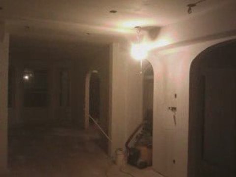 drywall installation and taping rounded arches