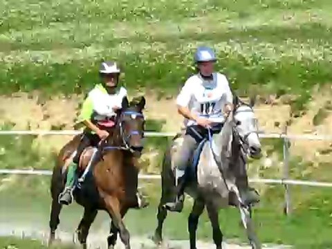 Moi et Naouti arrivée Alpe d'Huez 2009