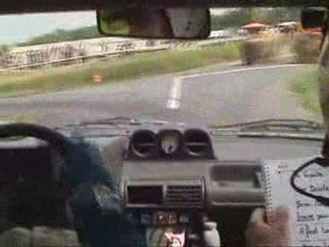 205 N°40 Mignet Lorteau ES4 Rallye Vignoble Sévre Maine 2009