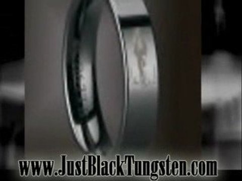 Affordable Black Tungsten Carbide Wedding Bands and Rings