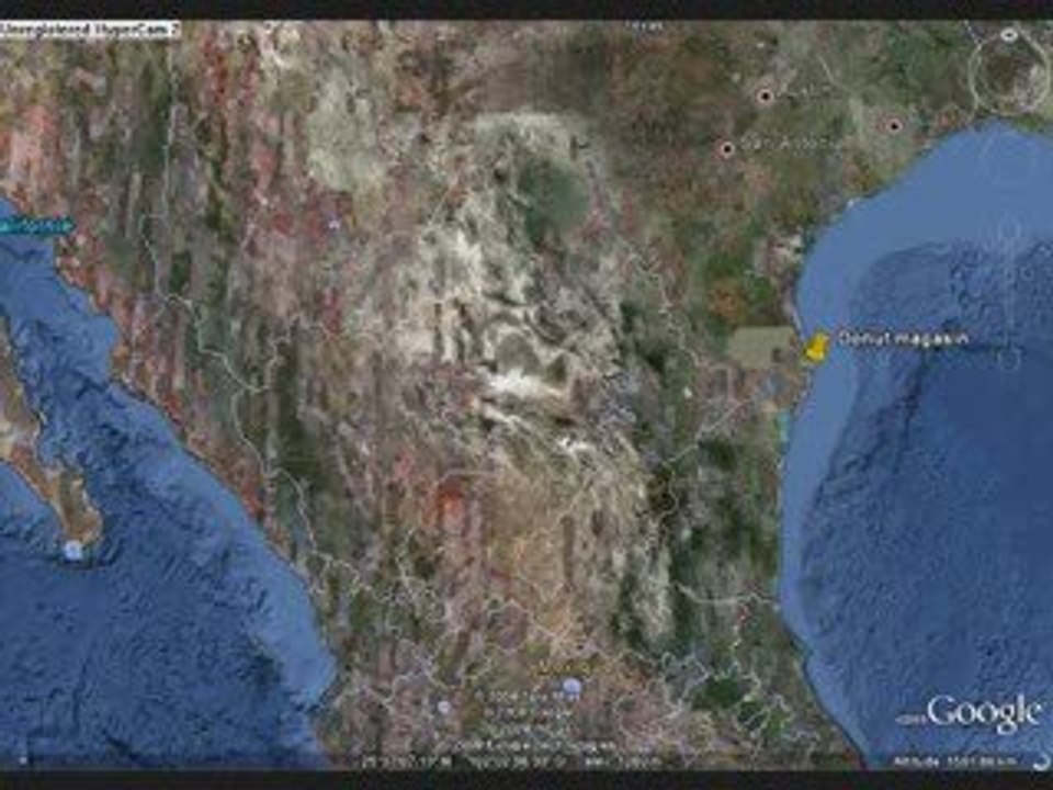 google earth donut magasin