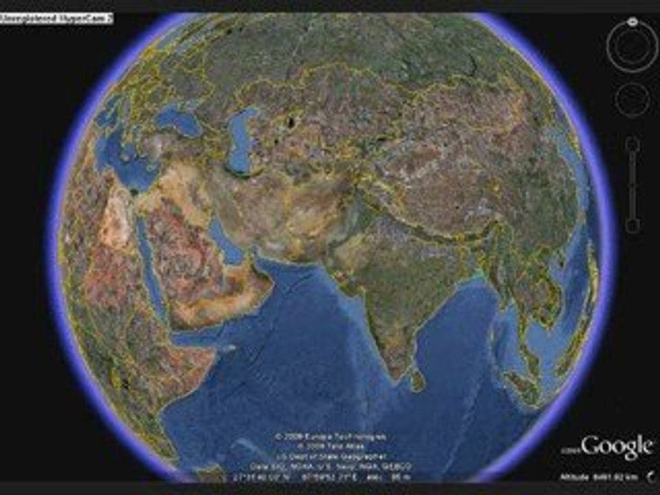 google earth unusual écrit