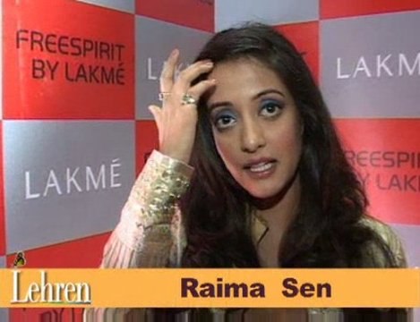 Raima Sen on Lakme Fashion Week