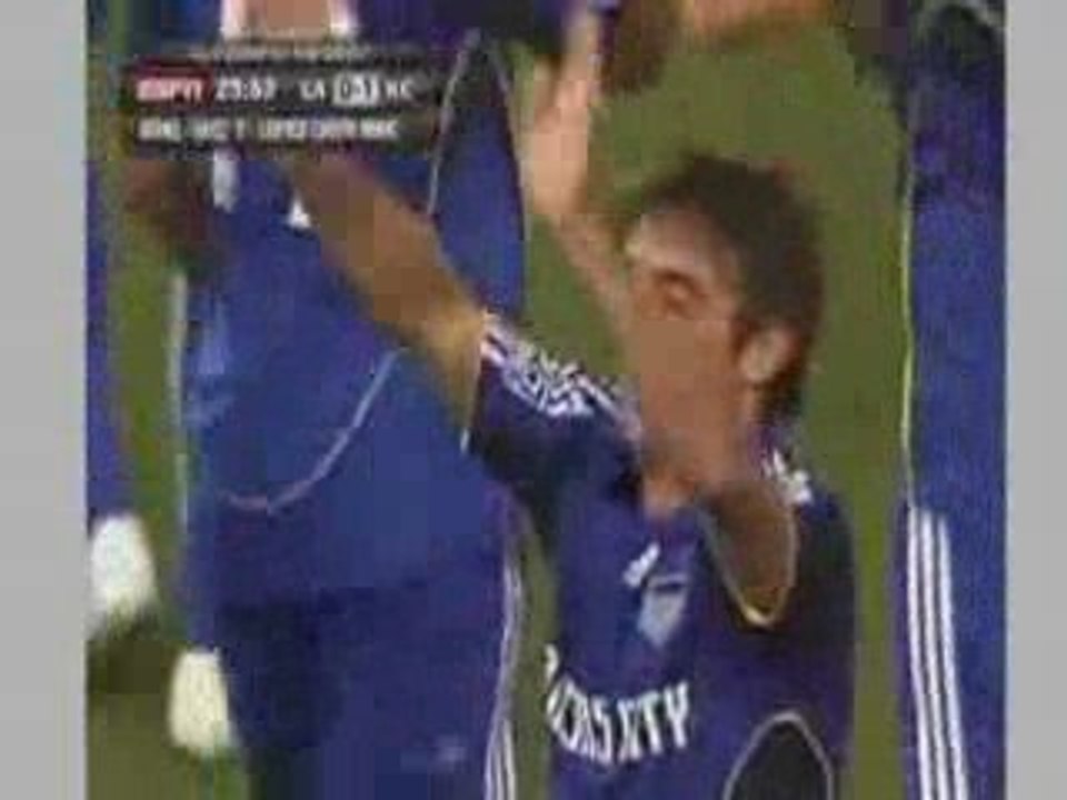 Claudio Lopez 60 Yards Goal LA Galaxy vs Kansas...