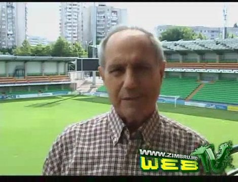 Interviu V.Tincler in ajunul meciului Zimbru - Iskra-Stal