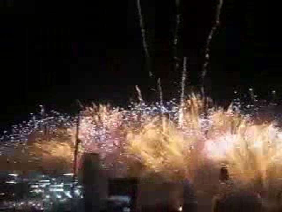 violon sur le sable 2009 feu d'artifice