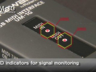 1x1 USB MIDI Interface: UM-1G