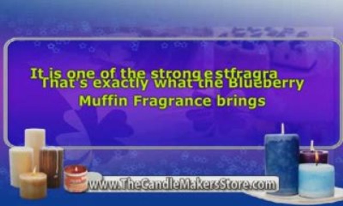 "Candle Scents: Blueberry Muffin Fragrance "