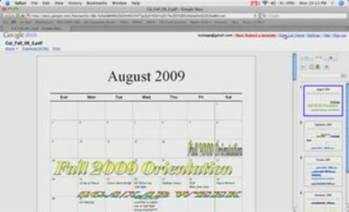 Calendar