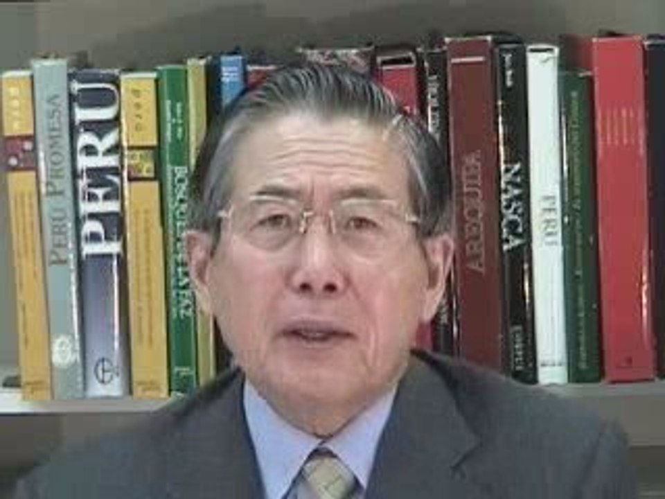 Alberto Fujimori: Mensaje en mitin de cumpleaños (parte 1)
