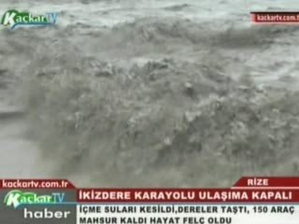 HES tüneli sele neden oldu