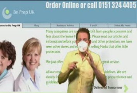 Swine Flu Masks and Respirators Advice from beprep.co.uk
