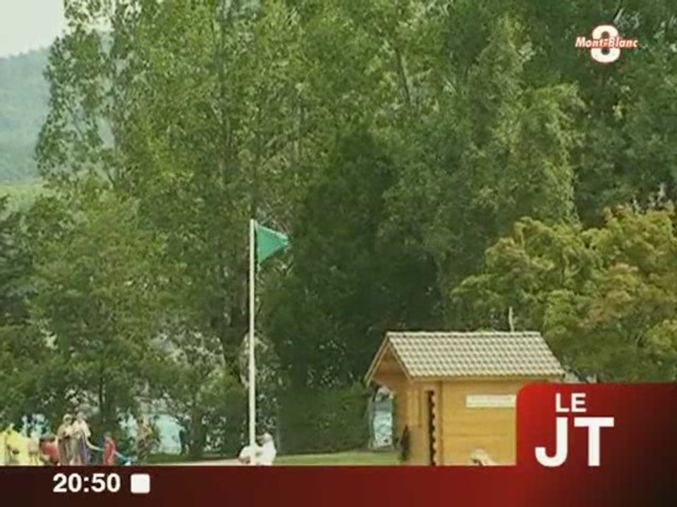 Une plage accessible aux handicapés (Saint-Jorioz)