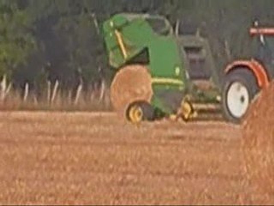 Pressage de la paille