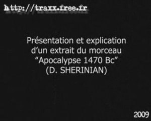COURS BATTERIE : Mise en application - Apocalypse 1470 Bc
