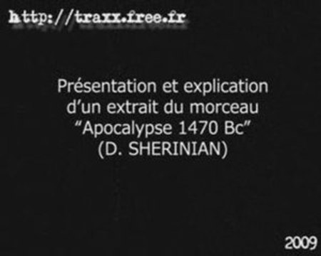COURS BATTERIE : Mise en application - Apocalypse 1470 Bc