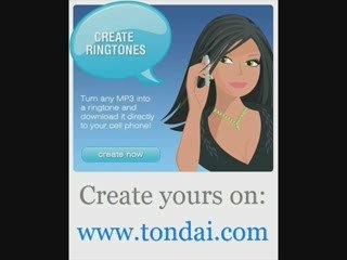 How do you create a ringtone for your phone