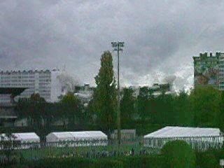 Démolition partielle de l'immeuble 200