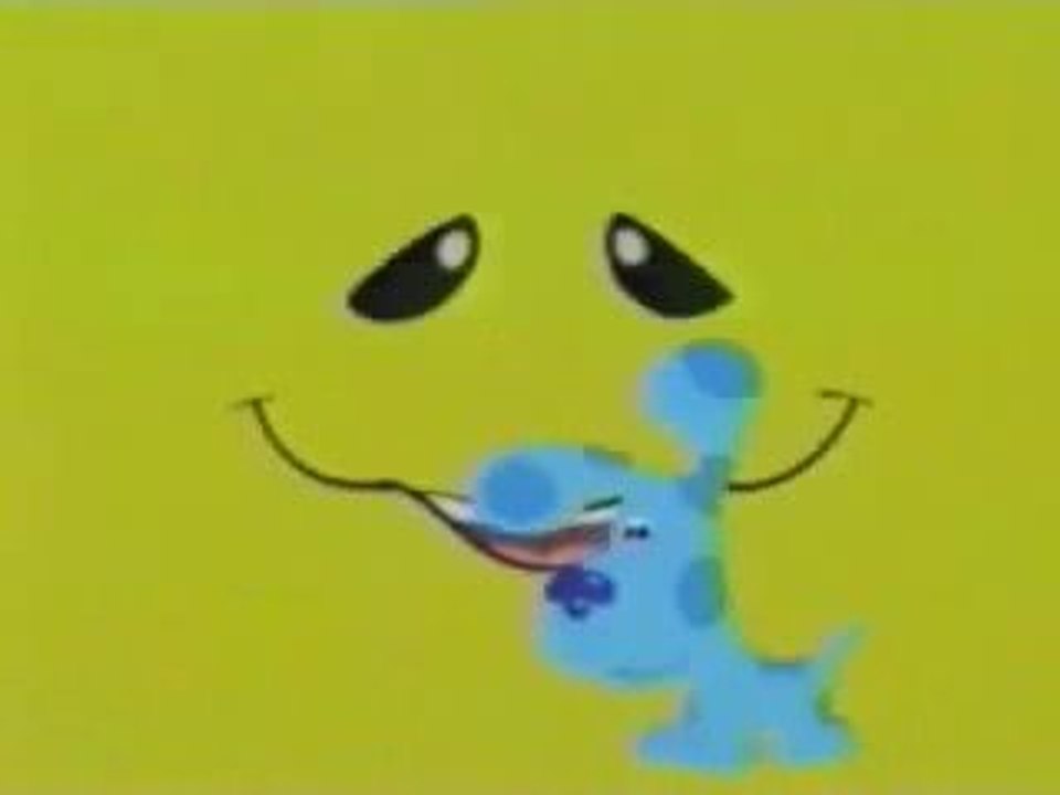 Face Opens Blue's Clues 1 (1997)