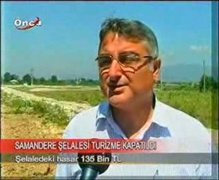 Duzce Samandere Selalesi Tabiat Anitinda Sel Hasari, Oncu TV