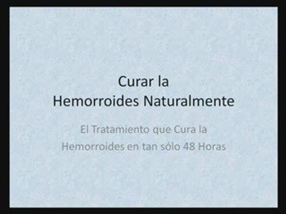 curar hemorroides