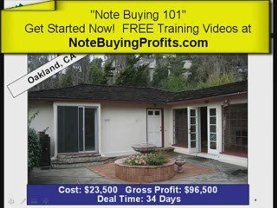 How to Buy Bad Paper=>TIPS! Note Buying Profits.com