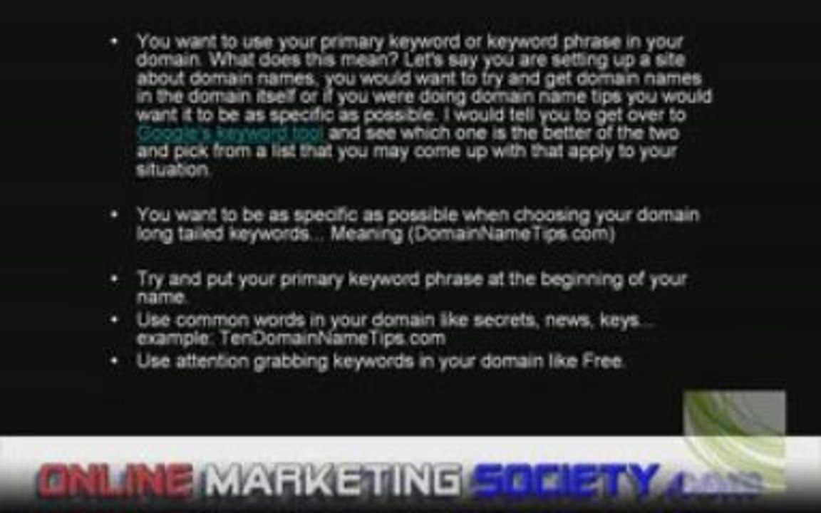 How to Pick a Domain Name
