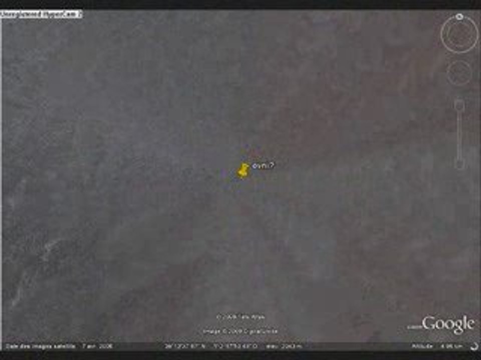 googlee earth ovni?