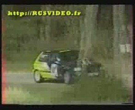 Crash rallye des Lacs 2004
