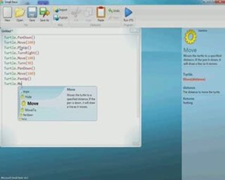 A la découverte de Microsoft Small Basic
