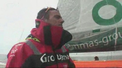 Groupama 3 s’attaque à l'Atlantique Nord