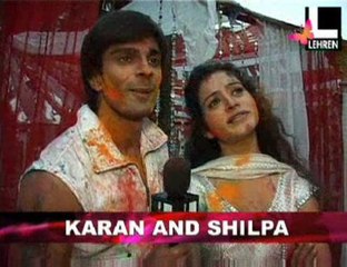 Holi in the sets of Dil Mil Gaye