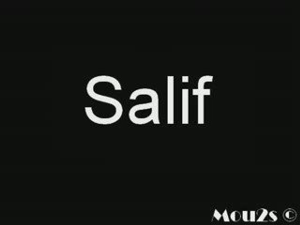Salif - prolongation