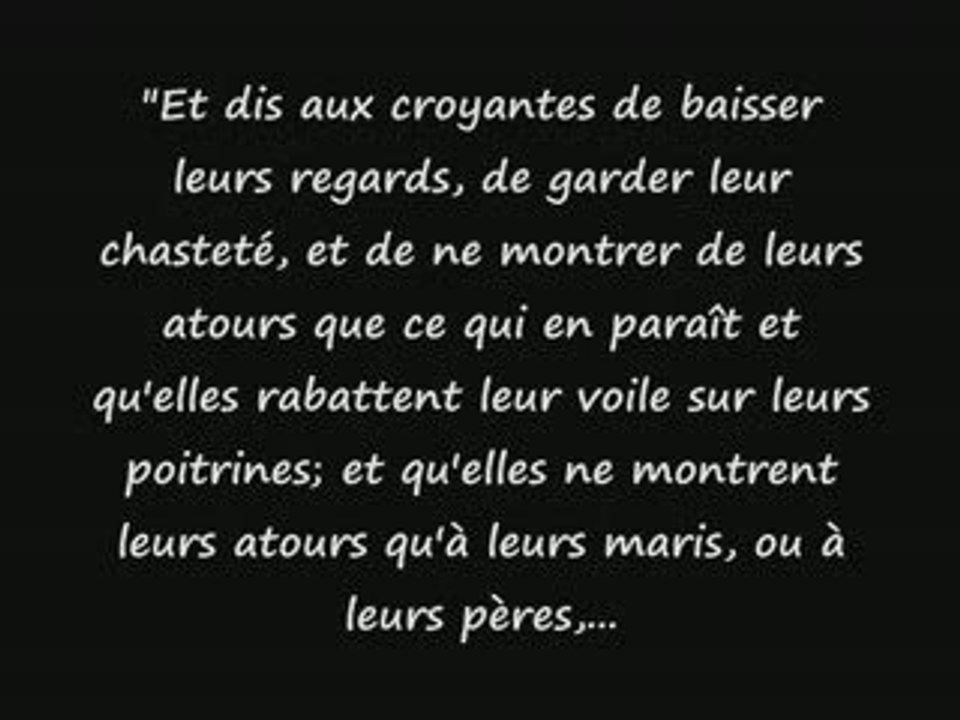 MESSAGE AUX SOEURS !!! HIJAB. KHIMAR. JILBAB. NIQAB.