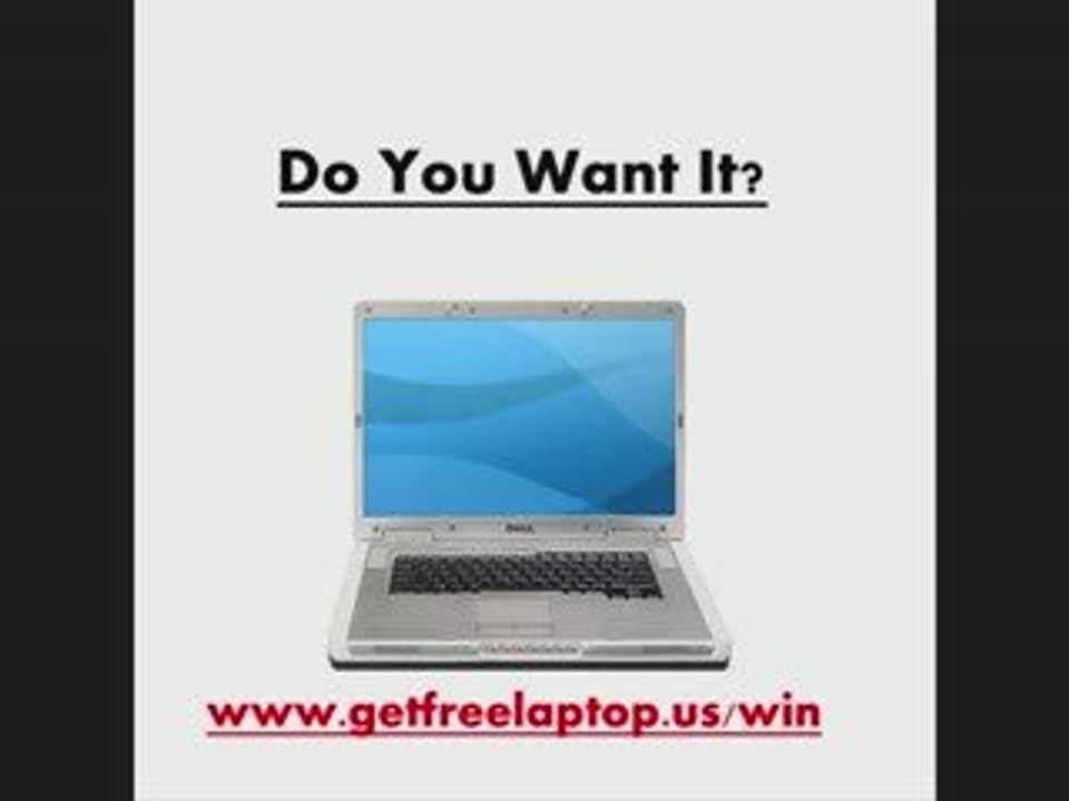 Win a free laptop - An How To That Works 100%