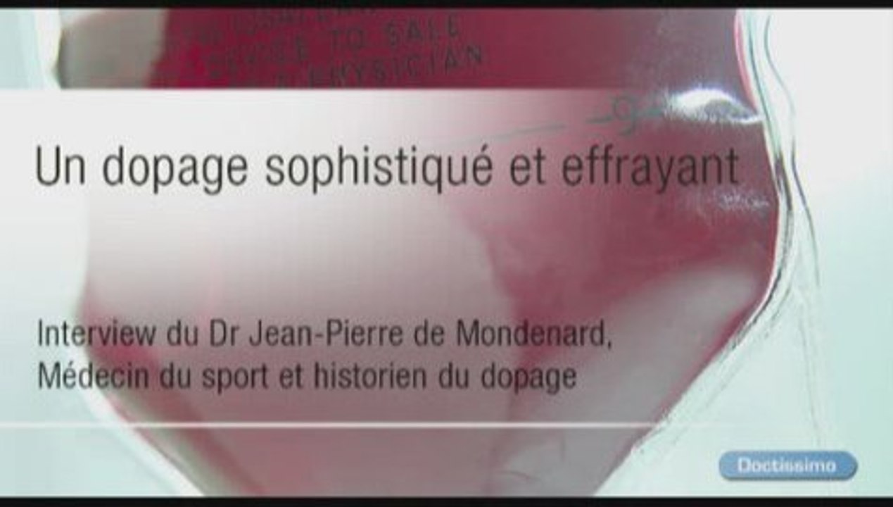 dopage sophistiqué effrayant