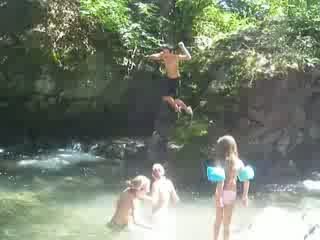 CASCADE , FATE SAUT DE JORDAN (: