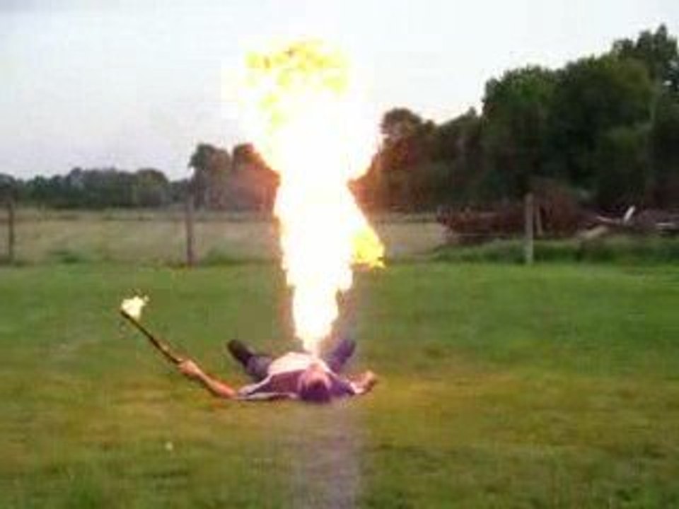 flamme allongée