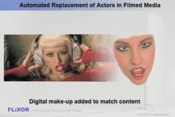 Flixor Automated Actor Replacement Technology