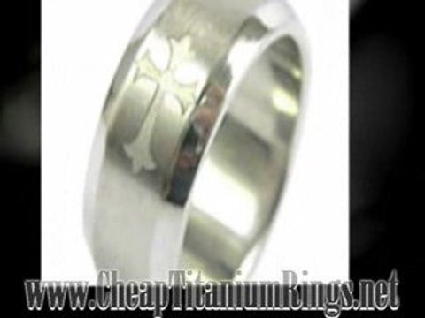 Affordable Black Titanium Wedding Band & Black Titanium Ring