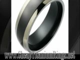 Affordable Inlay Titanium Rings and Gold Titanium Rings