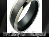 Polished Titanium Wedding Band - Tension Titanium Rings