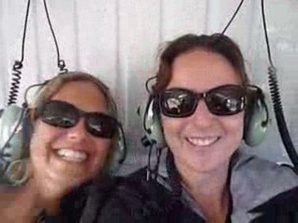 Bapteme de l'air en hélico...c'est partit pour le décollage!